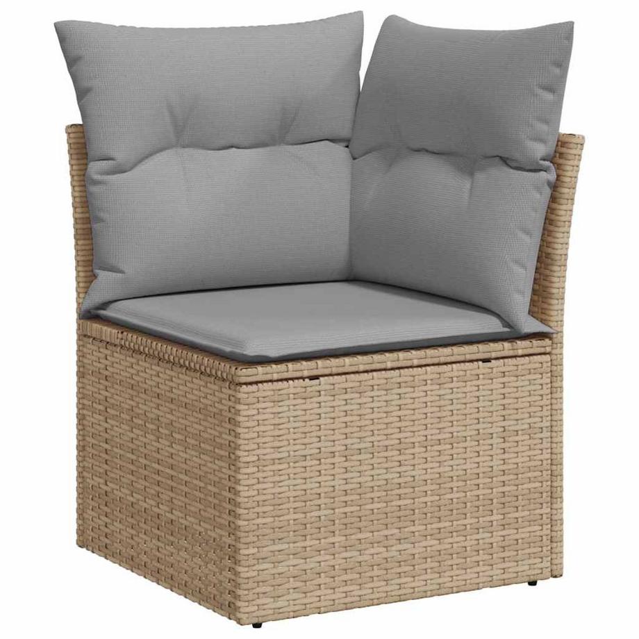 VidaXL Set Divano da Giardino Polyrattan  