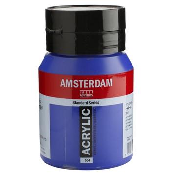 Amsterdam Standard Acrylfarbe 500 ml Blau Flasche