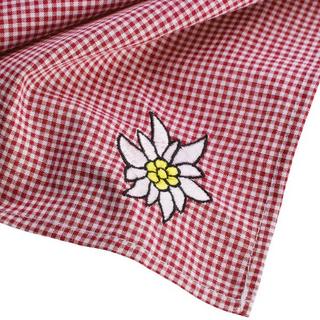 Tectake  Foulard Edelweiss pour costume traditionnel 