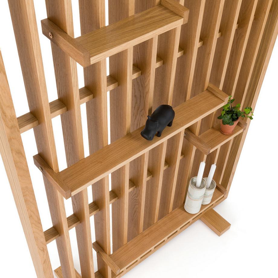 La Redoute Intérieurs Trennwandregal mit Eichenfurnier  