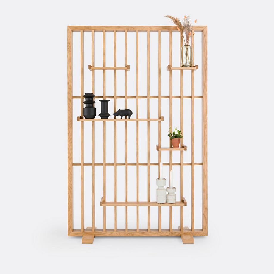 La Redoute Intérieurs Trennwandregal mit Eichenfurnier  
