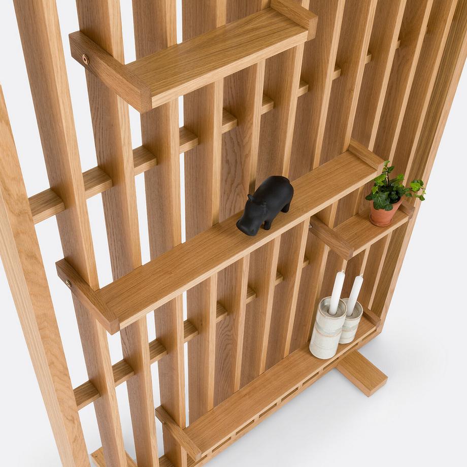 La Redoute Intérieurs Trennwandregal mit Eichenfurnier  