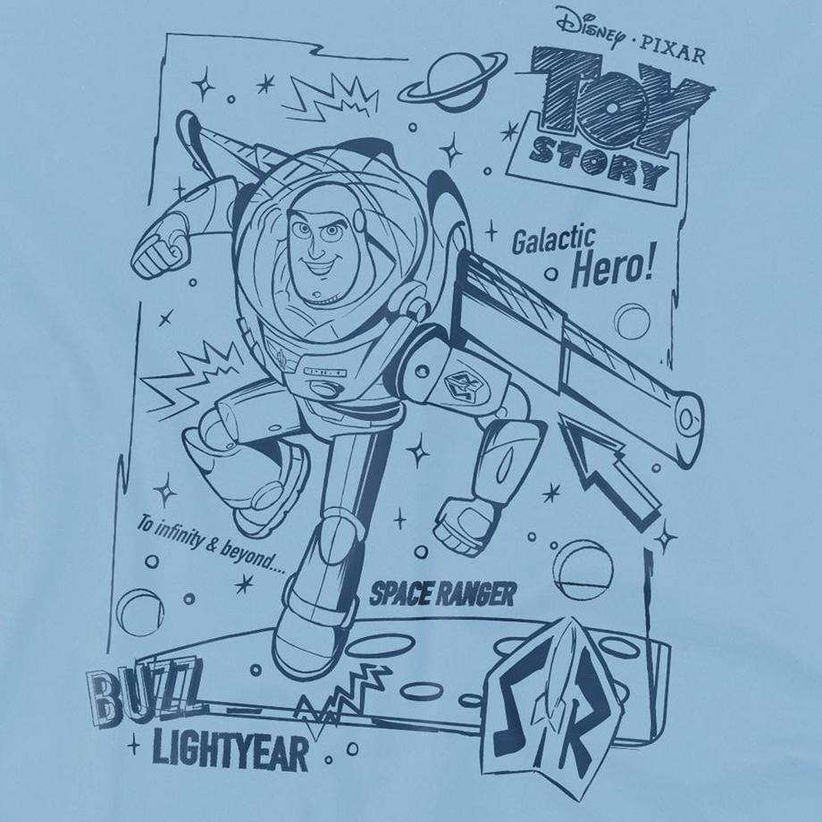 Toy Story  T-ShirtMotif Buzz L´éclair Motiftyle Croquis 