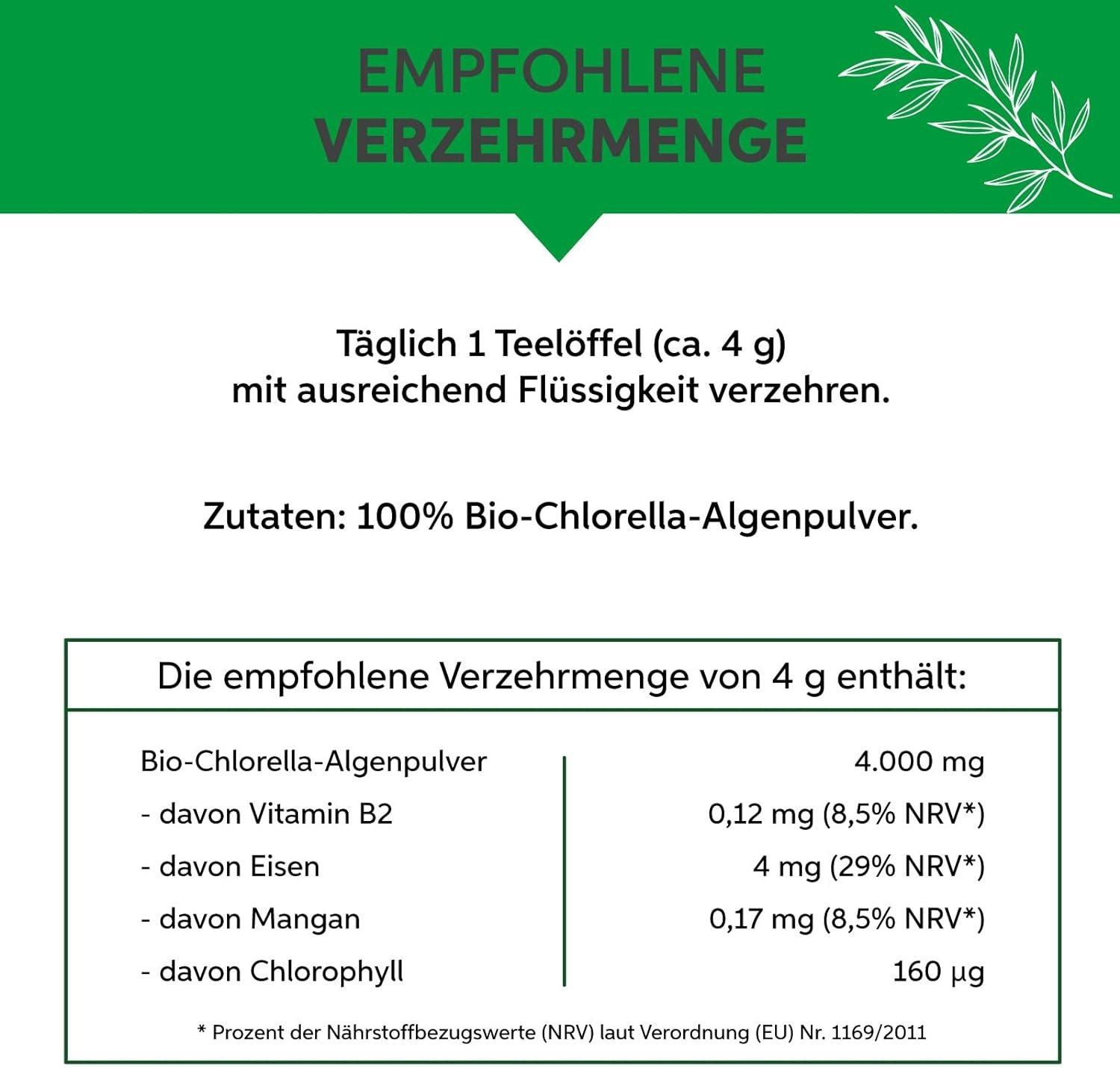 Eltabia  Clorella biologica in polvere 