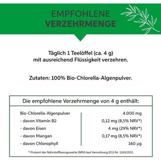 Eltabia  Clorella biologica in polvere 