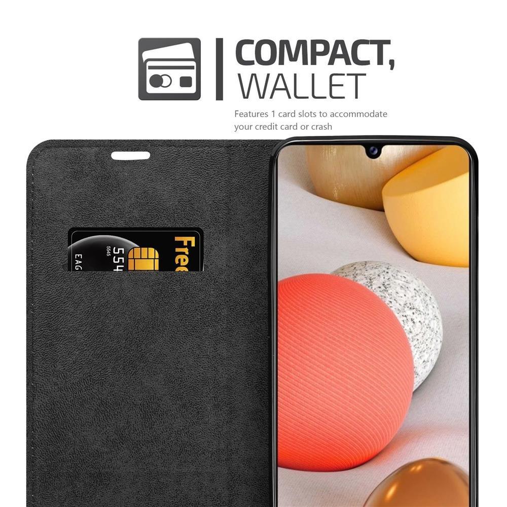 Cadorabo  Housse compatible avec Samsung Galaxy A42 4G - Coque de protection avec fermeture magnétique, fonction de support et compartiment pour carte 