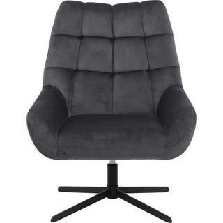 mutoni Fauteuil relax Ilan gris foncé  