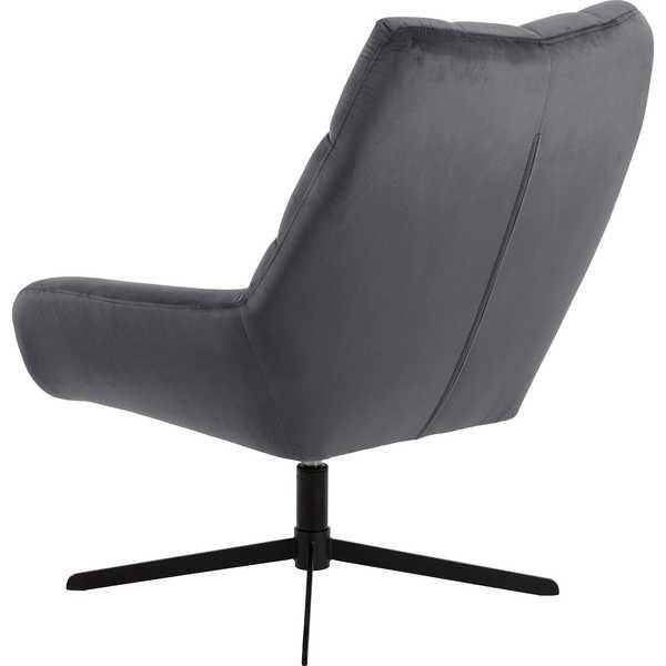 mutoni Fauteuil relax Ilan gris foncé  