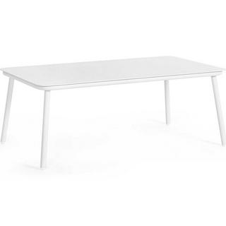 mutoni Tavolino da giardino Spike bianco 104x61  