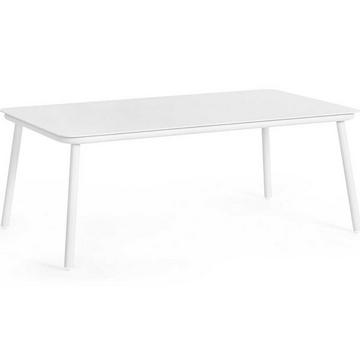 Table basse de jardin Spike blanc 104x61