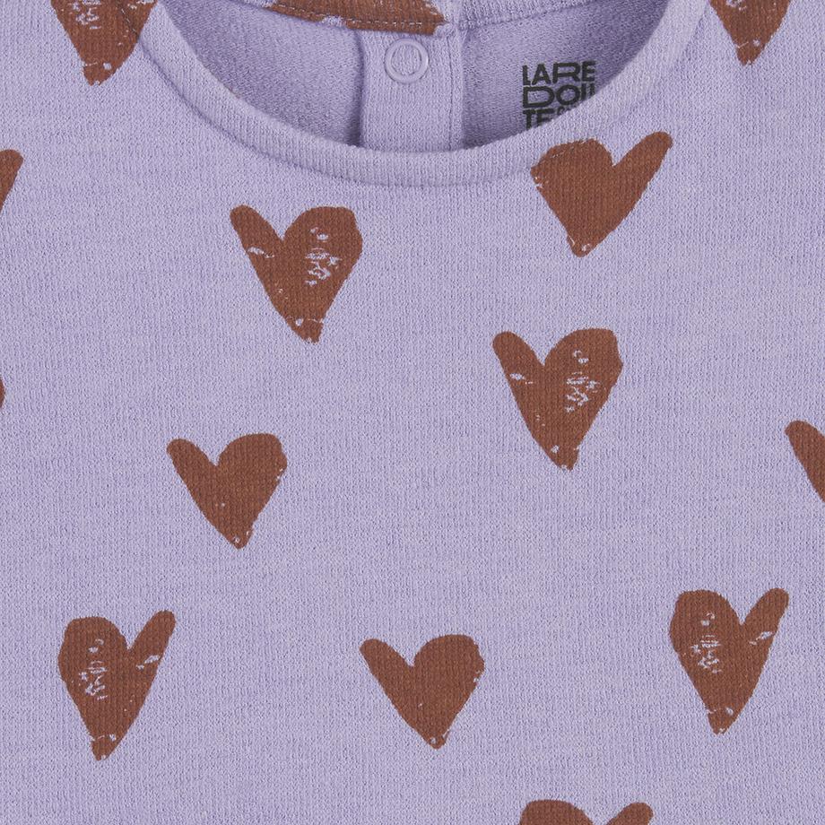 La Redoute Collections  Kleid aus Molton mit langen Ärmeln 