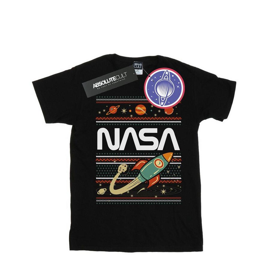 Nasa Ugly Christmas Sweater Imprimé T-Shirt  