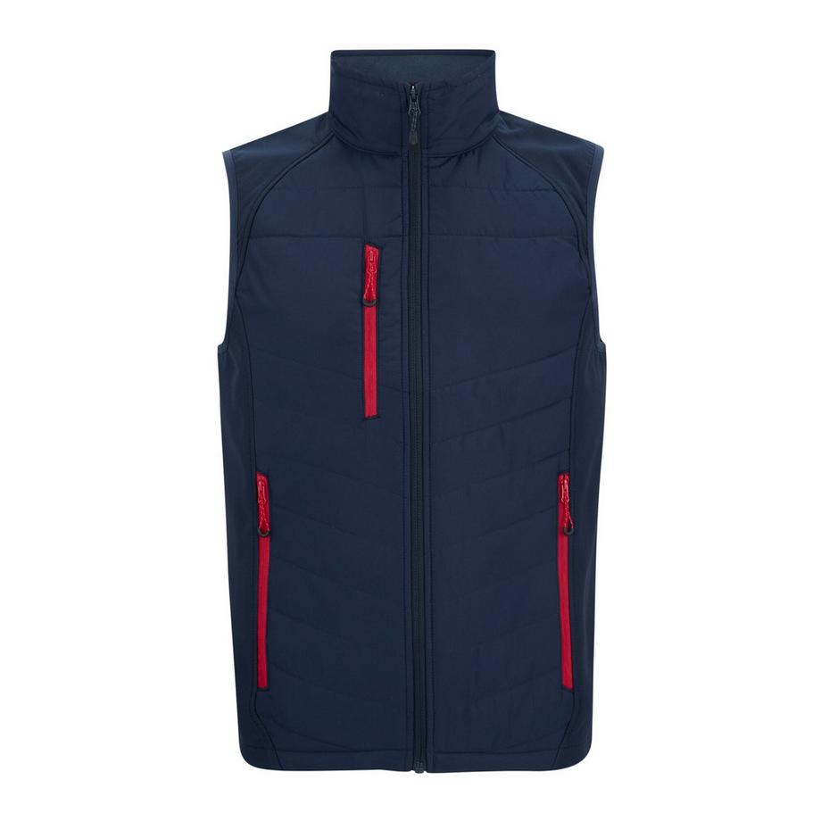 Veste Unie Sans Manches À Col Montant