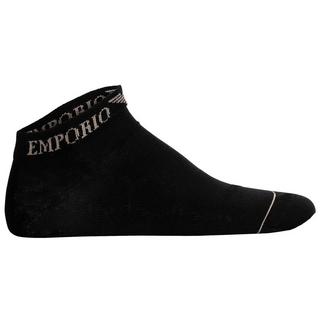 EMPORIO ARMANI Extended Logo Sneaker Socken 6er Pack  