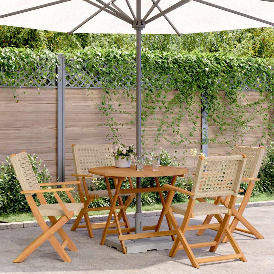 VidaXL set da pranzo da giardino Legno di acacia  