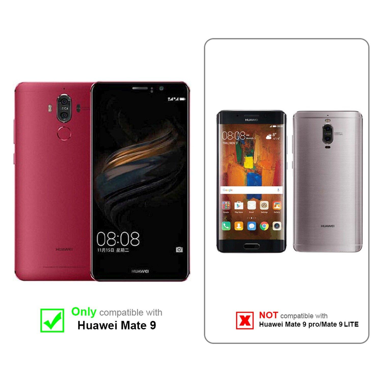 Cadorabo  Hülle für Huawei MATE 9 Hard Case in Metall Optik 