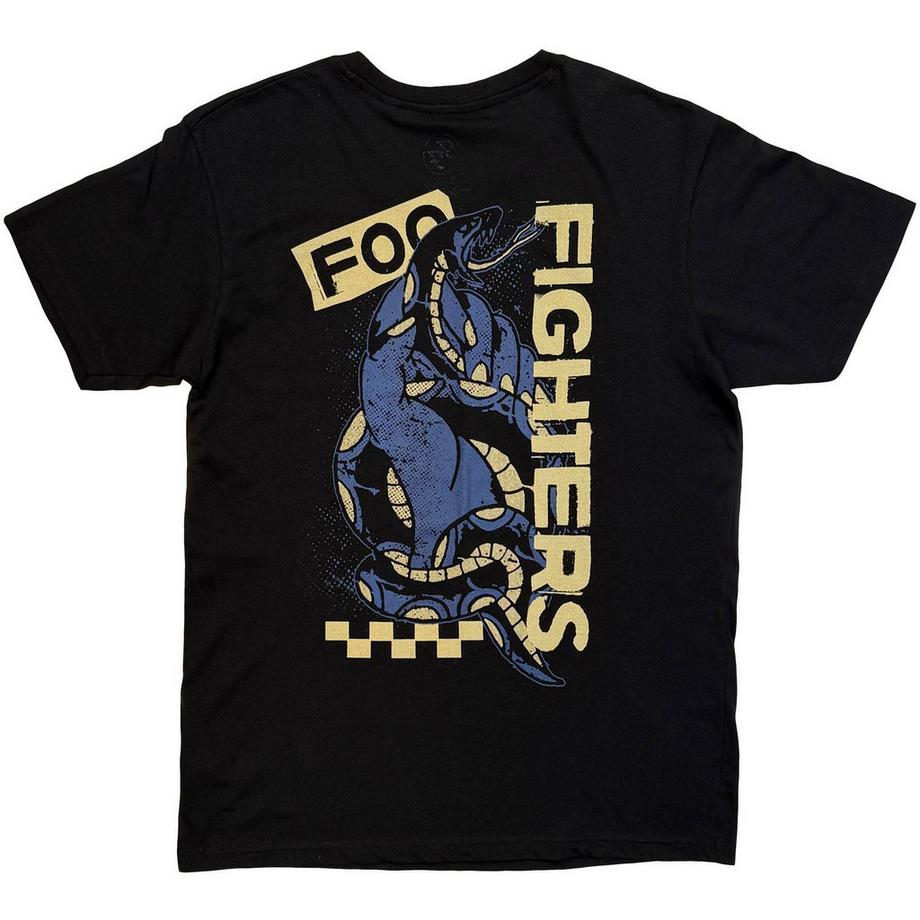 Foo Fighters T-Shirt mit Rückendruck Schlange  