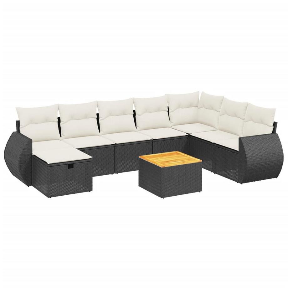 set divano da giardino Polirattan