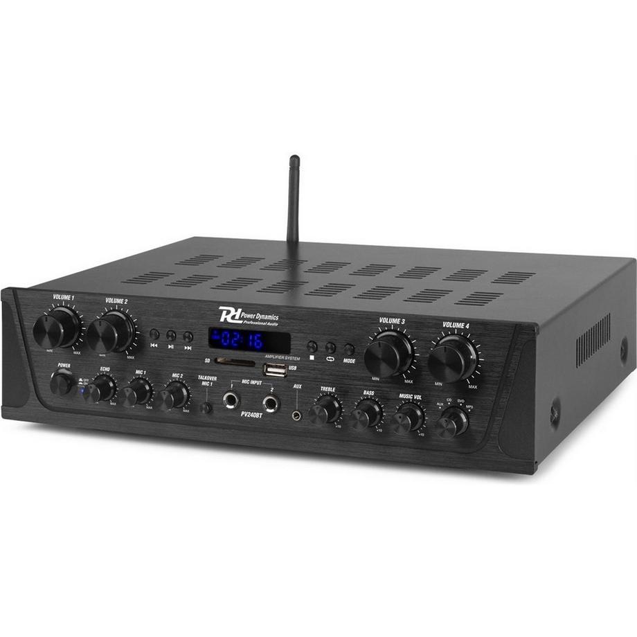 Power Dynamics  PV240BT 4-Kanal Verstärker, 4x100W 