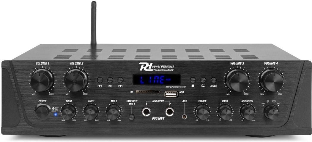 Power Dynamics  PV240BT 4-Kanal Verstärker, 4x100W 