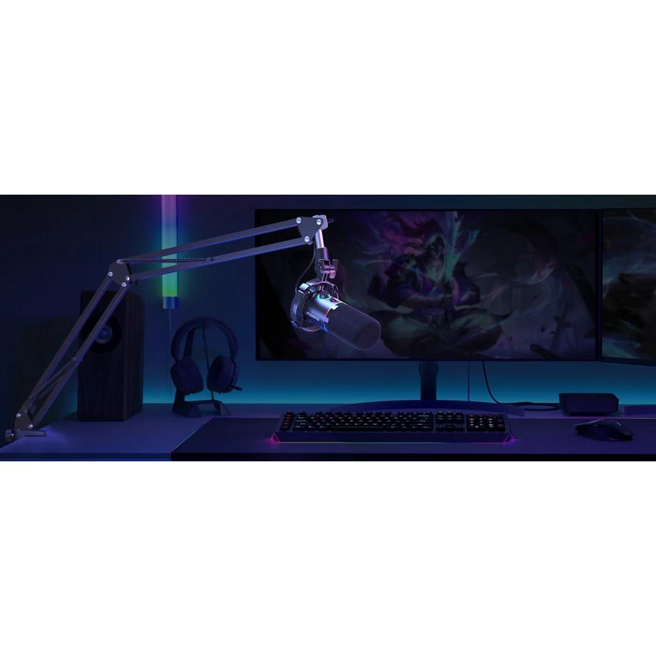 Maono  PD200XS Microphone USB/XLR et bras de microphone 