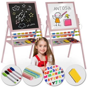 Drehbare magnetische Tafel Ricokids - Rosa