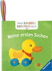 Mein Knuddel-Knautsch-Buch: Meine ersten Sachen; weiches Stoffbuch, waschbares Badebuch, Babyspielzeug ab 6 Monate Teichmann, Meike (Illustrationen) Gebundene Ausgabe 