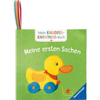 Mein Knuddel-Knautsch-Buch: Meine ersten Sachen; weiches Stoffbuch, waschbares Badebuch, Babyspielzeug ab 6 Monate Teichmann, Meike (Illustrationen) Gebundene Ausgabe 