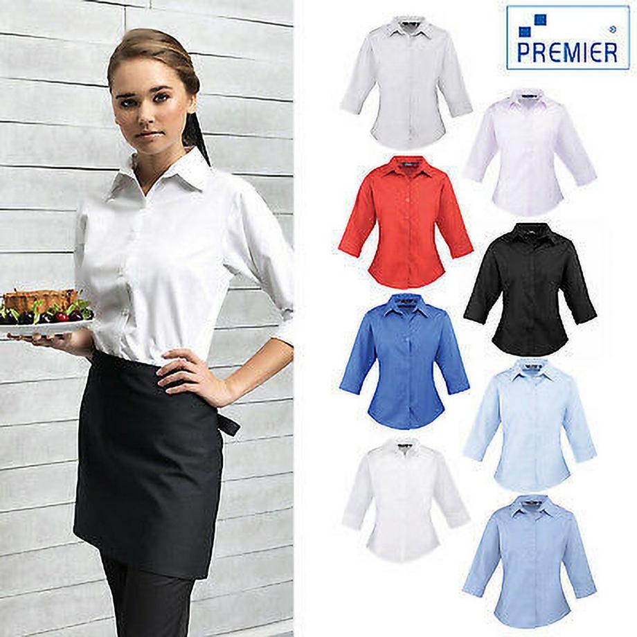 PREMIER Chemise de Travail Popeline Manches 3/4  