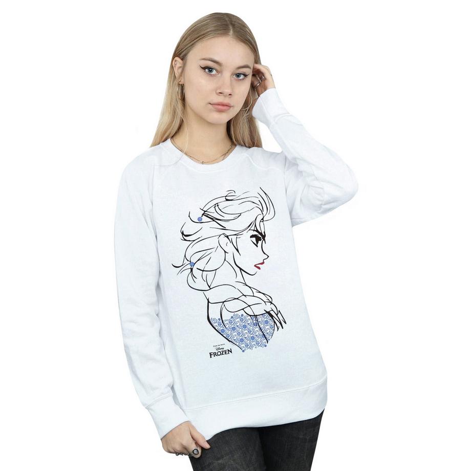 Disney Frozen Elsa Outline Sweatshirt  