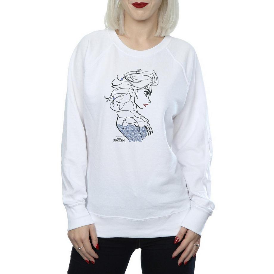 Disney Frozen Elsa Outline Sweatshirt  