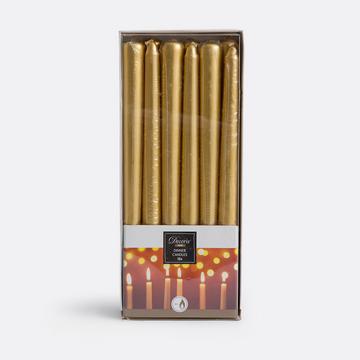 &nbsp;Lot de 12 bougies lisses