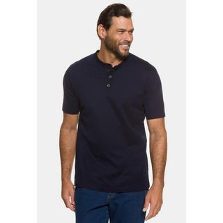 JP1880  Henley collection Basic, col rond et patte de boutonnage, lot de 2 - jusqu’au 8XL 