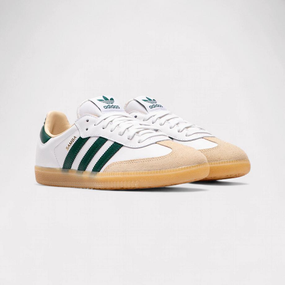 adidas  Samba OG - Cloud White Green 