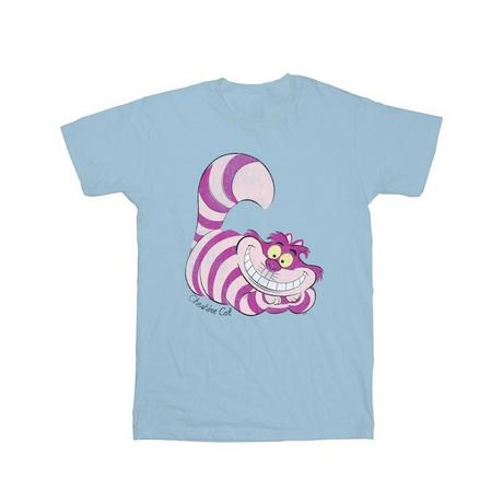 Alice in Wonderland T-Shirt Stampa Cheshire Cat  