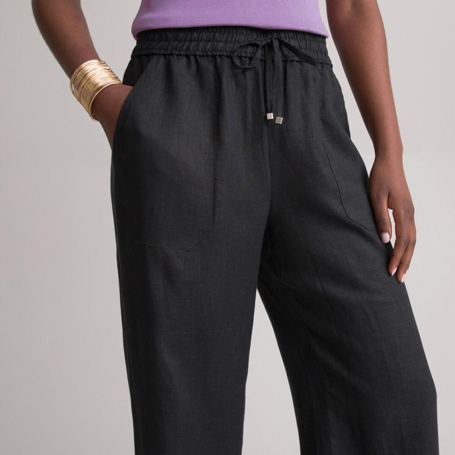 La Redoute Collections Pantalon Large en Lin  