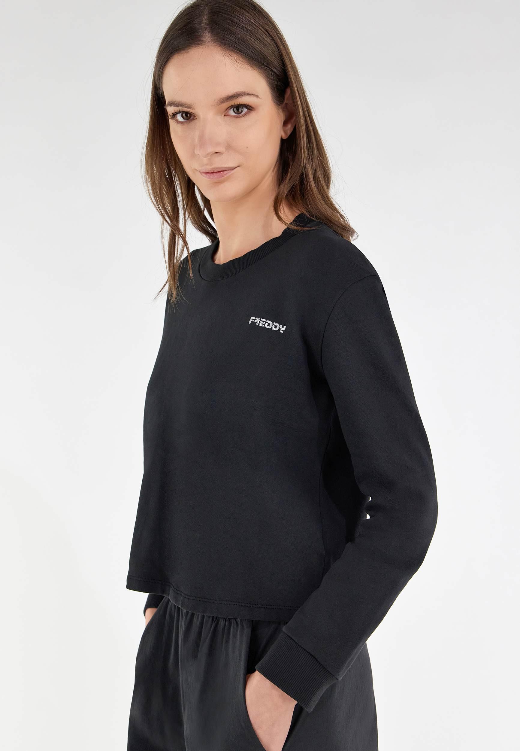 FREDDY Sweatshirt Court Col Rond  