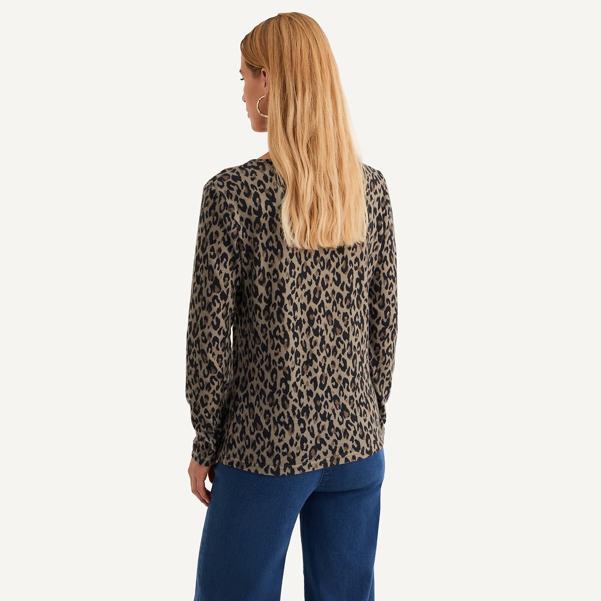 La Redoute Collections Maglia termica spazzolata a fantasia maniche lunghe  