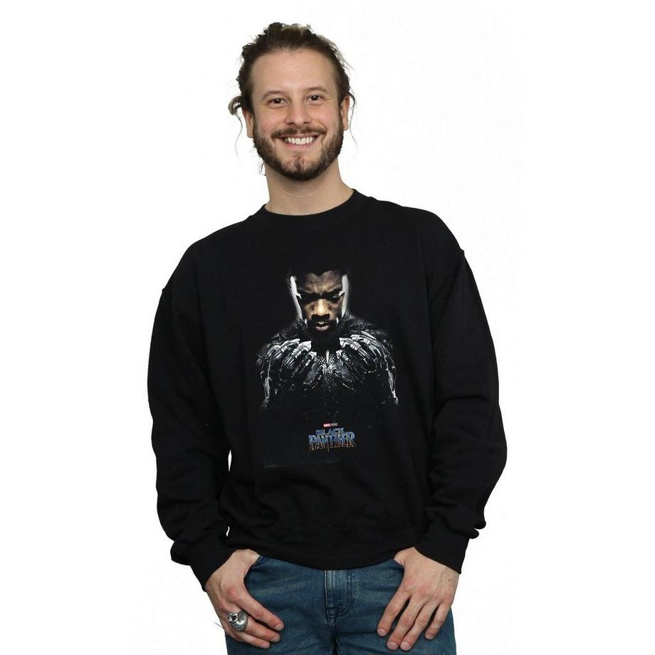 MARVEL Black Panther Grafikdruck Sweatshirt  
