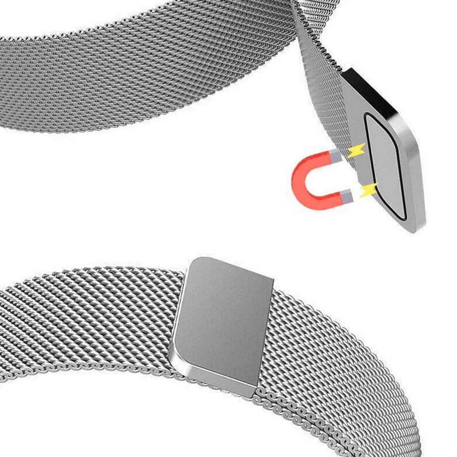 Avizar  Bracelet pour Apple Watch 42-49mm Maille Milanaise 