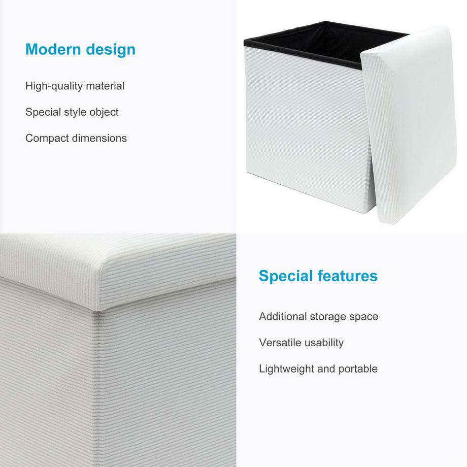 Intirilife Faltbarer Sitzhocker  