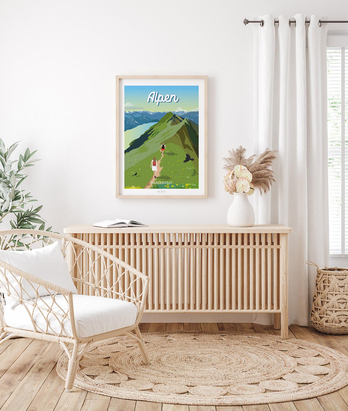 La-Jonx Poster Alpen  