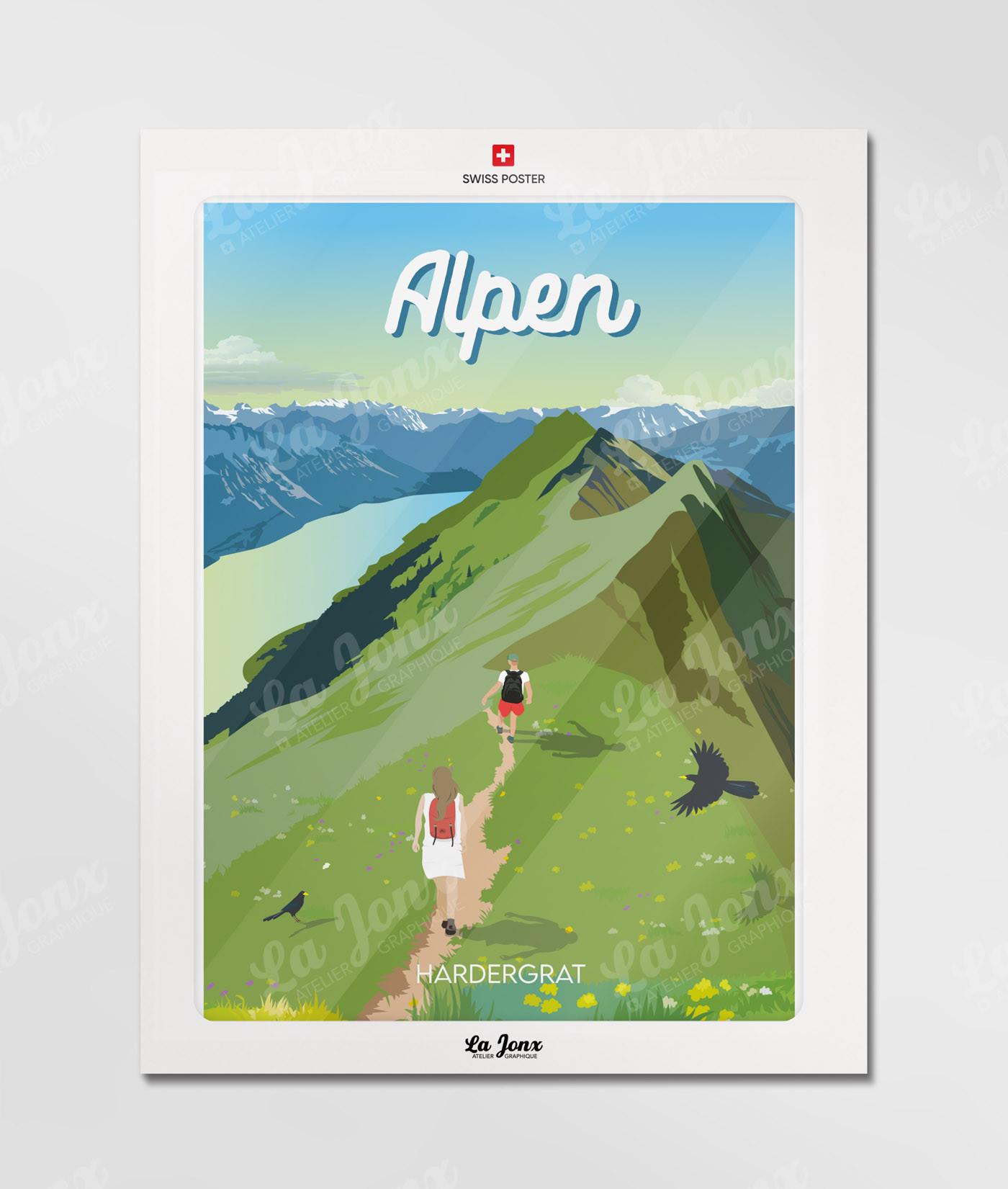 La-Jonx Poster Alpen  