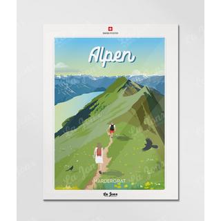 La-Jonx Poster Alpen  
