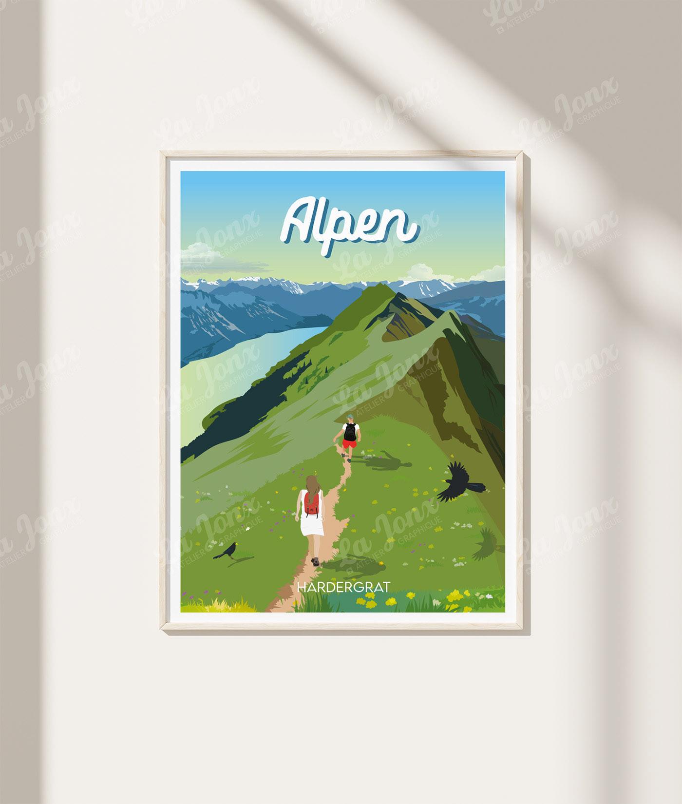 La-Jonx Poster Alpen  