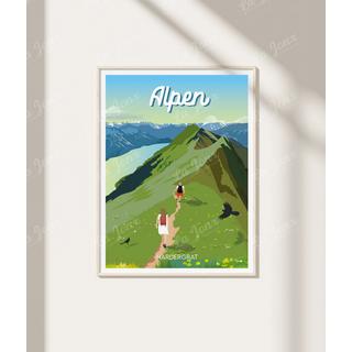 La-Jonx Poster Alpen  