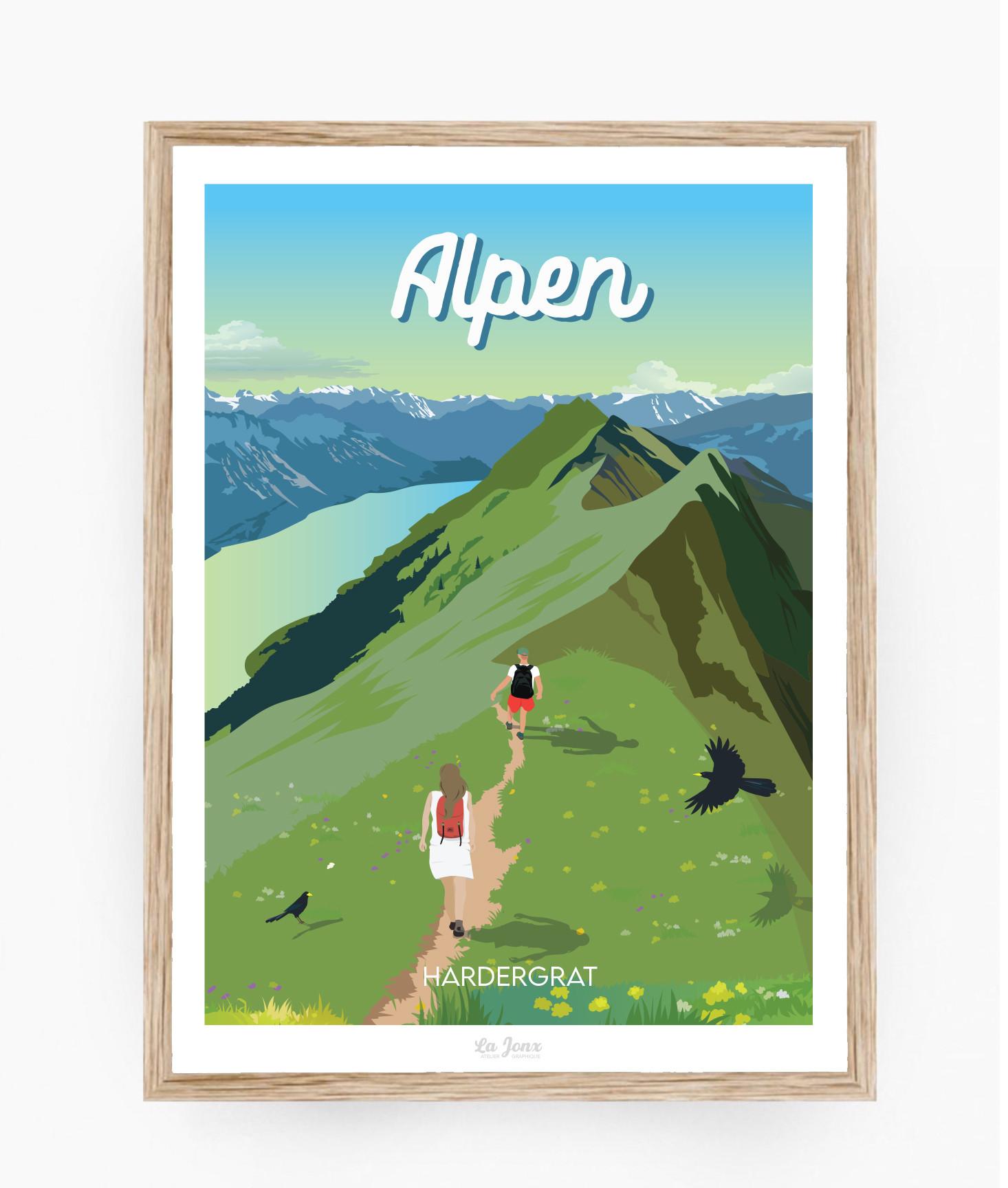La-Jonx Poster Alpen  