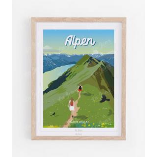 La-Jonx Poster Alpen  