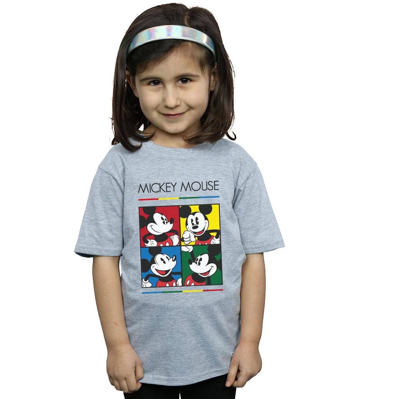 Disney  Mickey Mouse Square Colour TShirt 