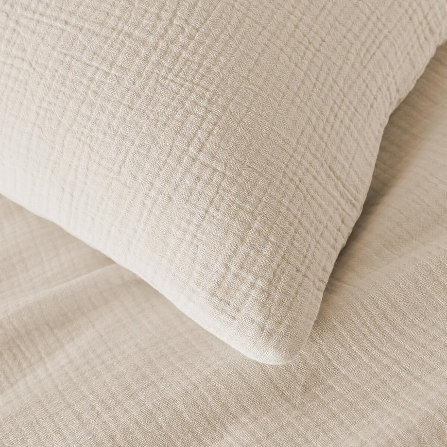 La Redoute Intérieurs Fodera per Cuscino Bambino Garza Cotone Lavato  